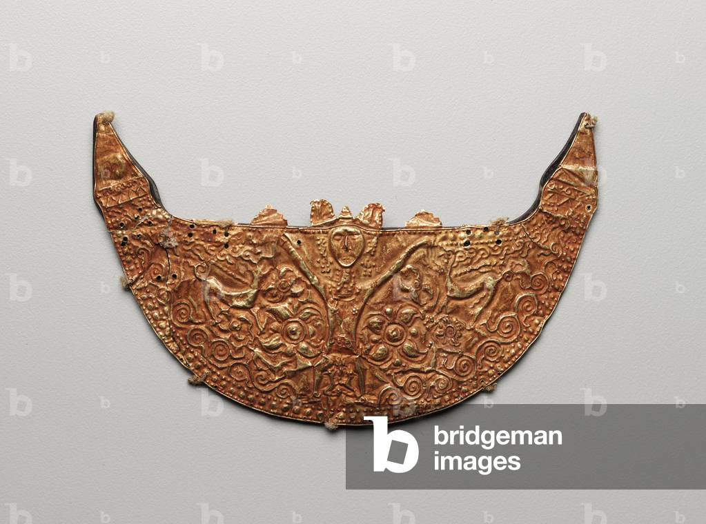 Brustanhänger, 19. Jh. oder früher (vergoldet mit Schildkrötenschale)