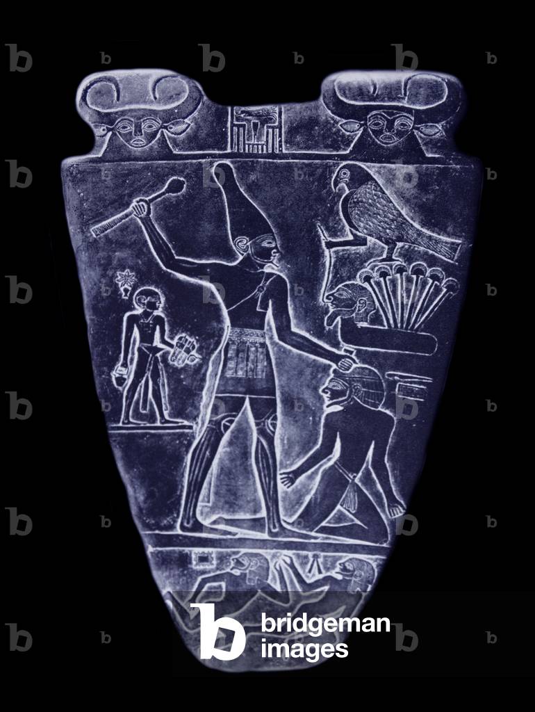 Image of The Narmer Palette, also known as the Great Hierakonpolis Palette