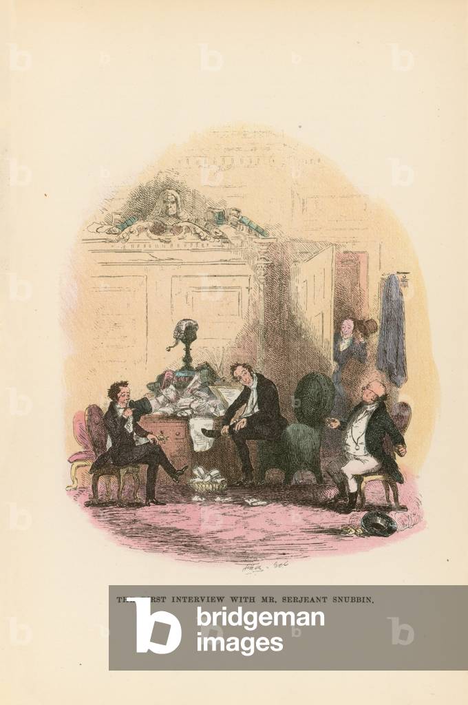 Illustration pour Pickwick Papers (coloris litho)