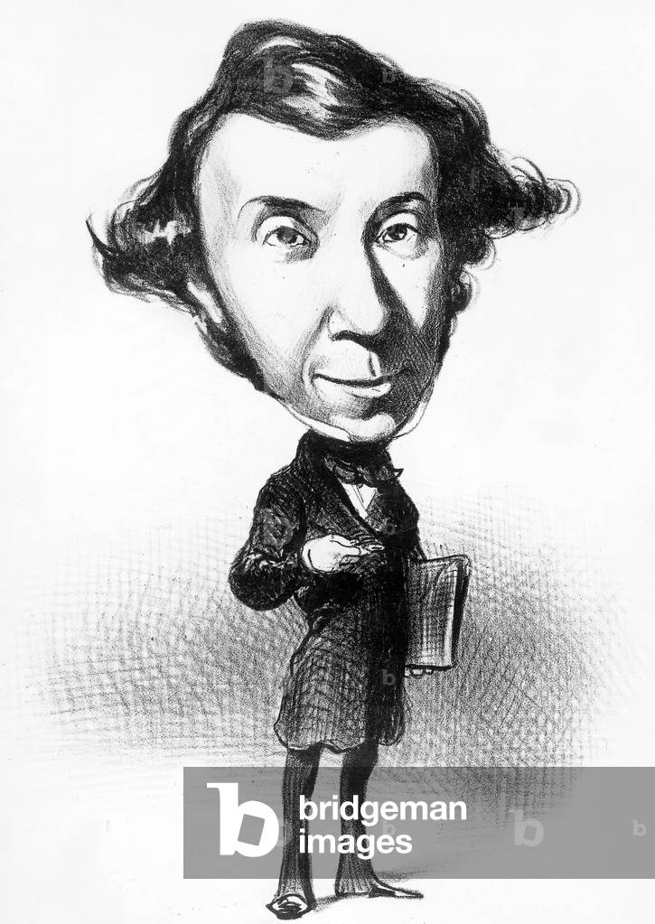 Alexis de Tocqueville, XIX secolo (incisione)