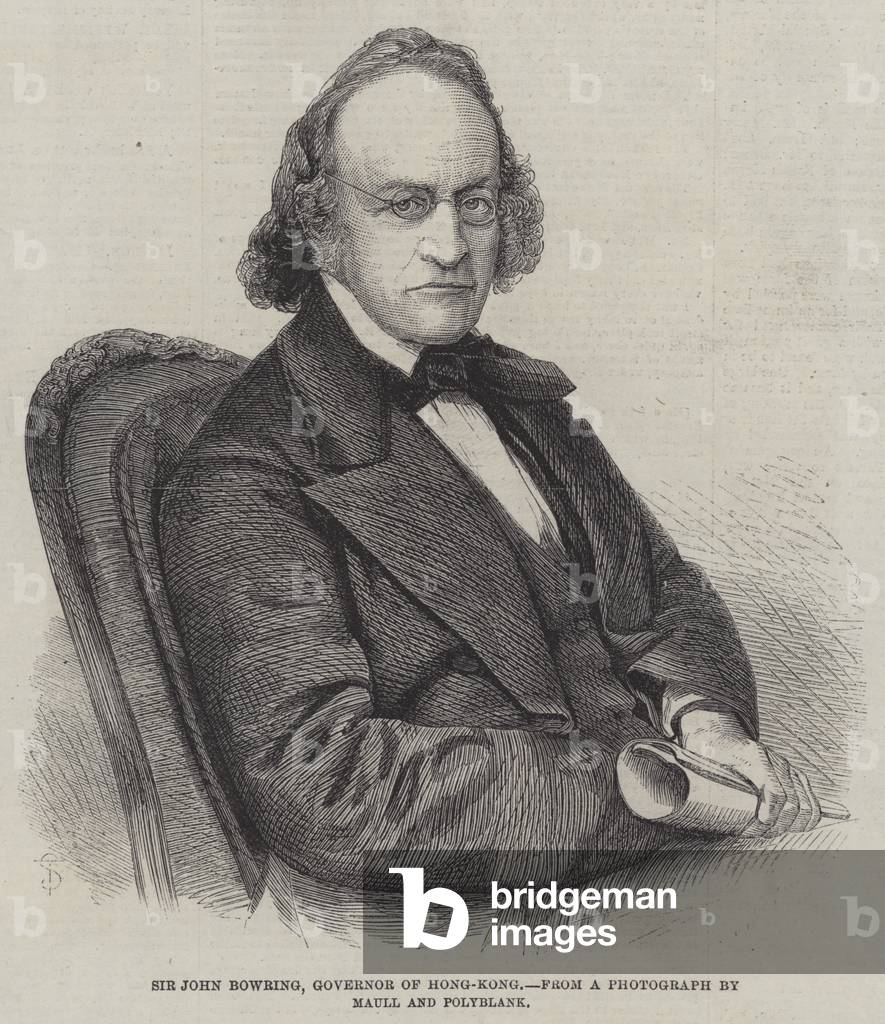 "Sir John Bowring" 1860 di English School