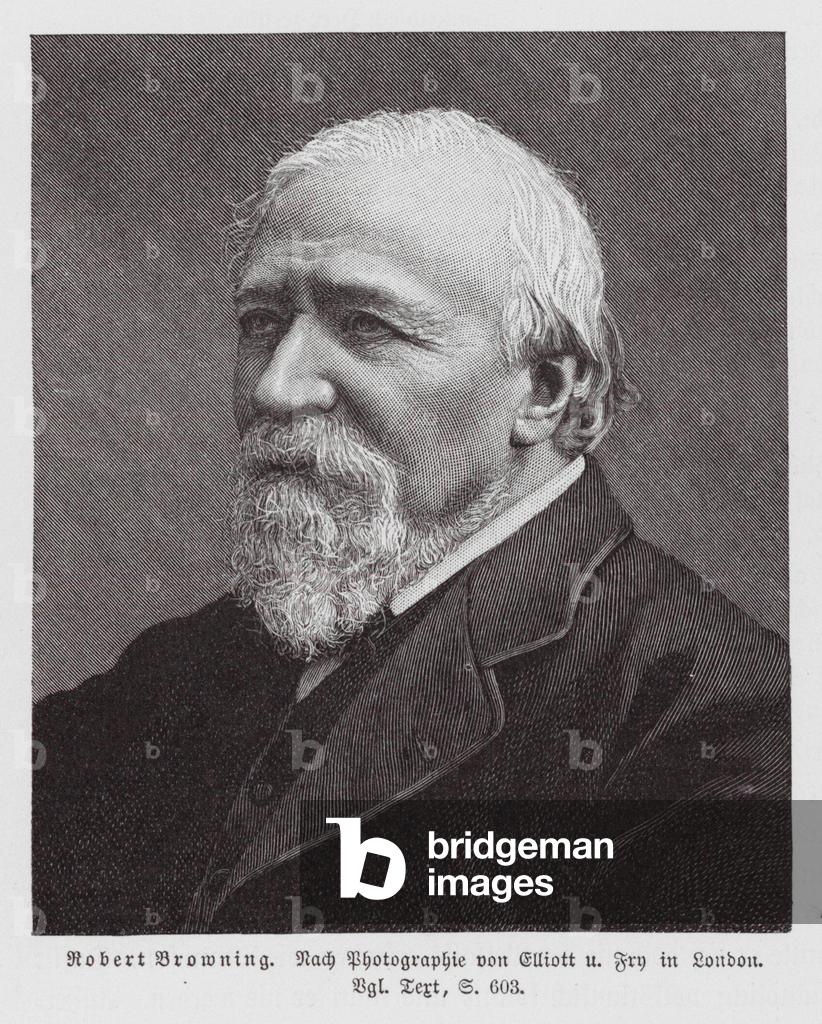 Image of Engraving depicting Robert Browning 1901 by English Artist