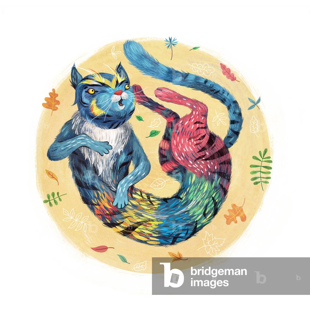 Autumn Cat, 2015 (digital)