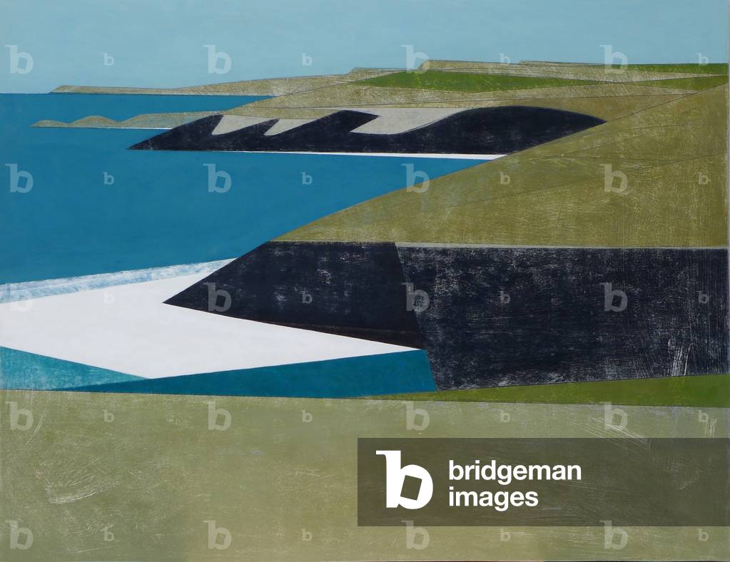 Cliff Wall 31 2014 Acryl an Bord 95 x 123 cm