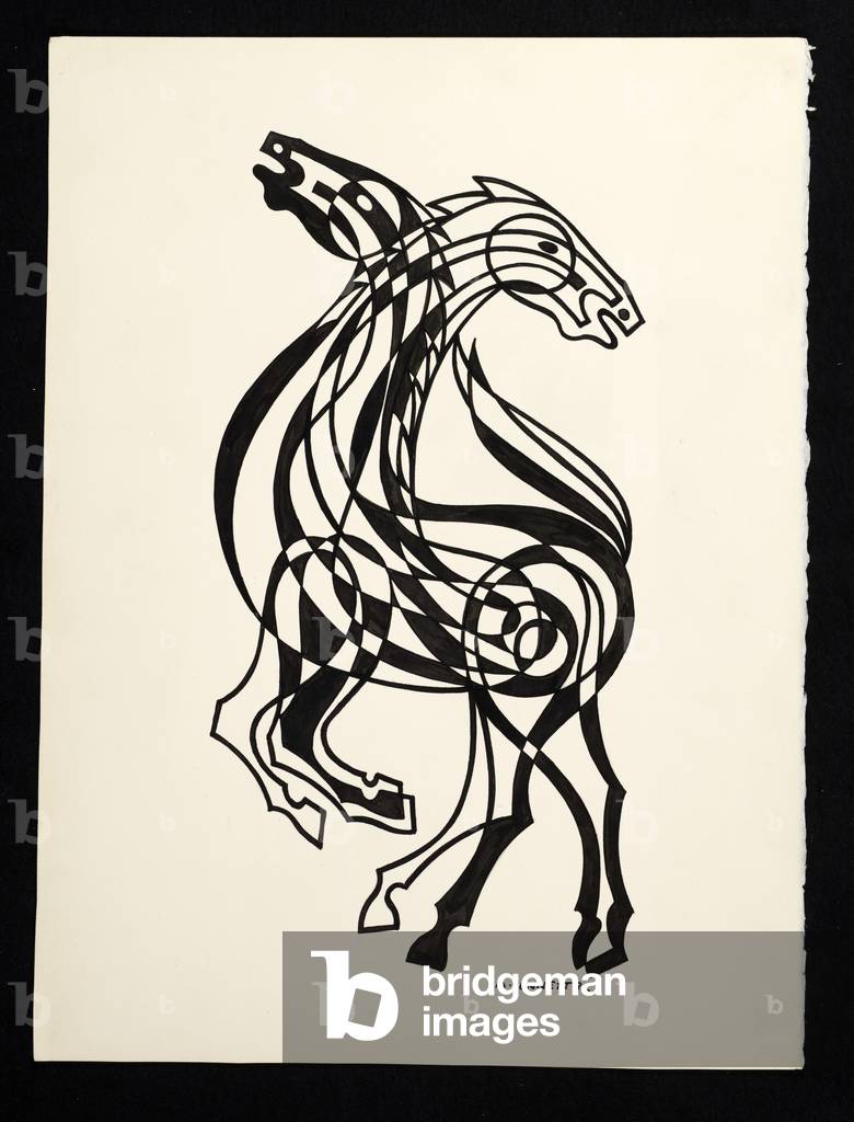 "Ohne Titel" von Manuel Bennett, b/w