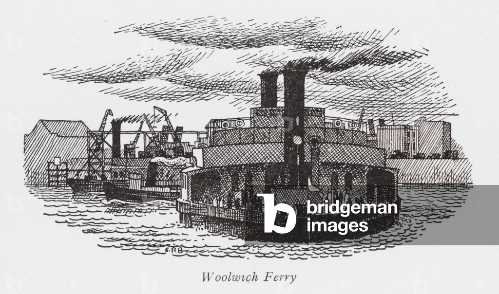 Traghetto di Woolwich (litografia)