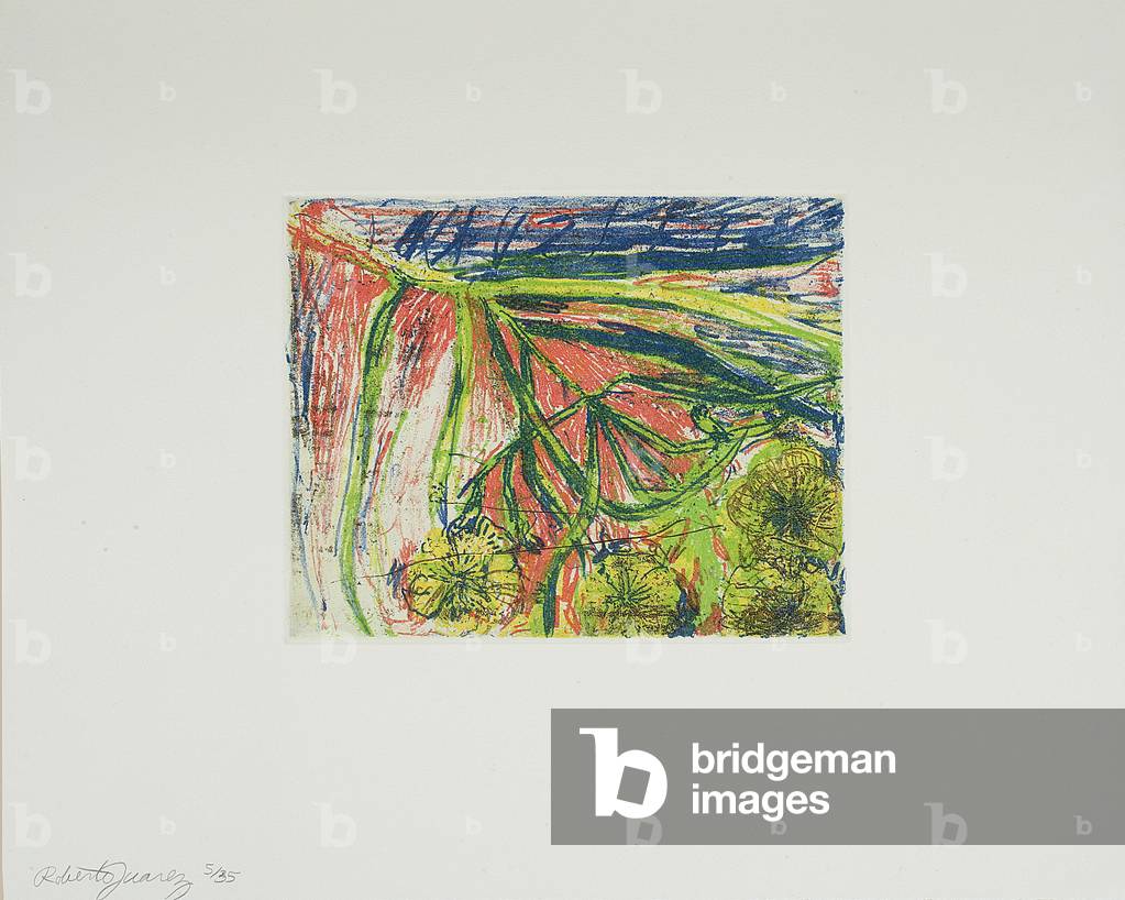 Smashed Flowers, 1995 (couleur douce gravure au sol)