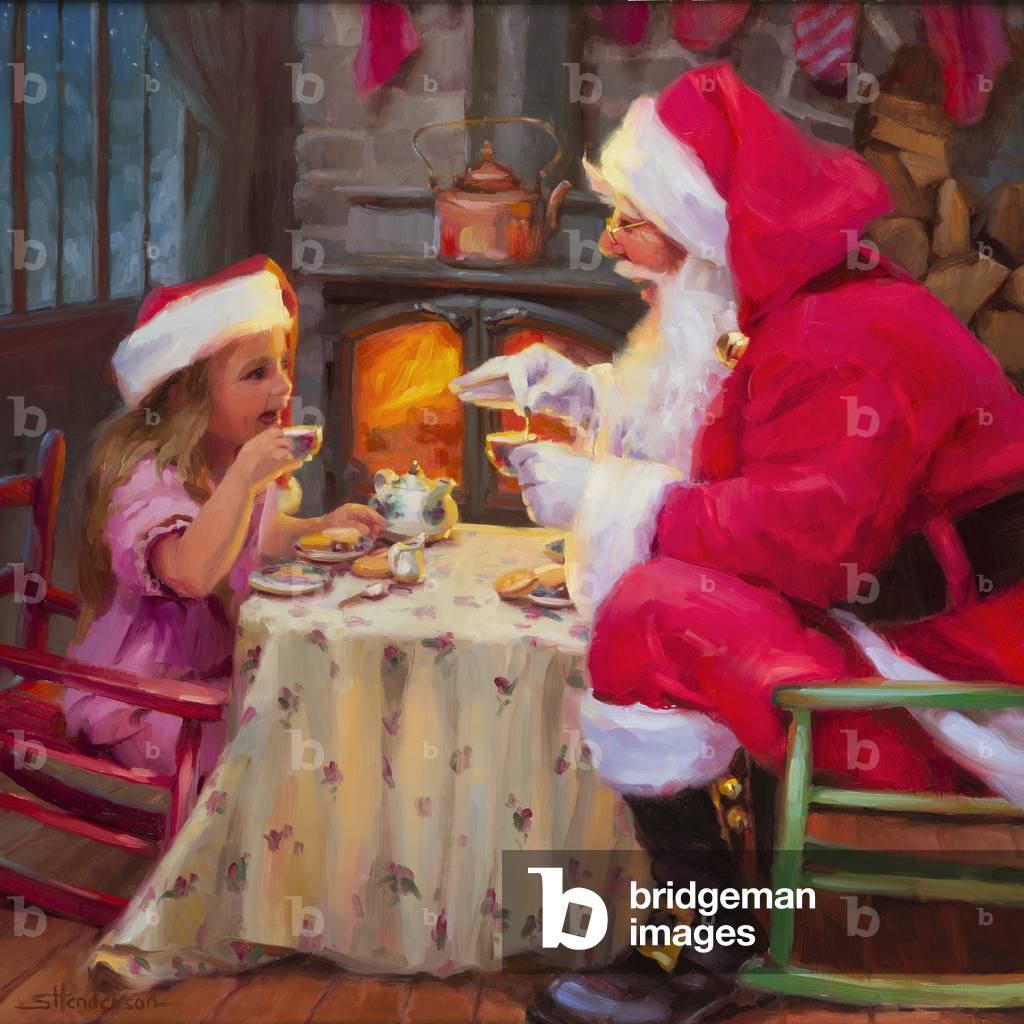 Tea for Two, 2014 (oil on panel)