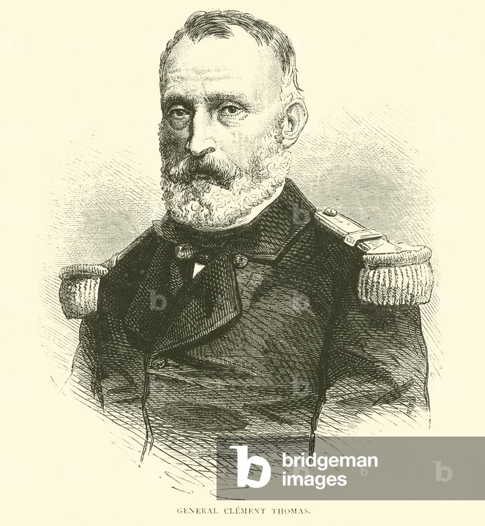 generale clemente tommaso, marzo 1871 (incisione)