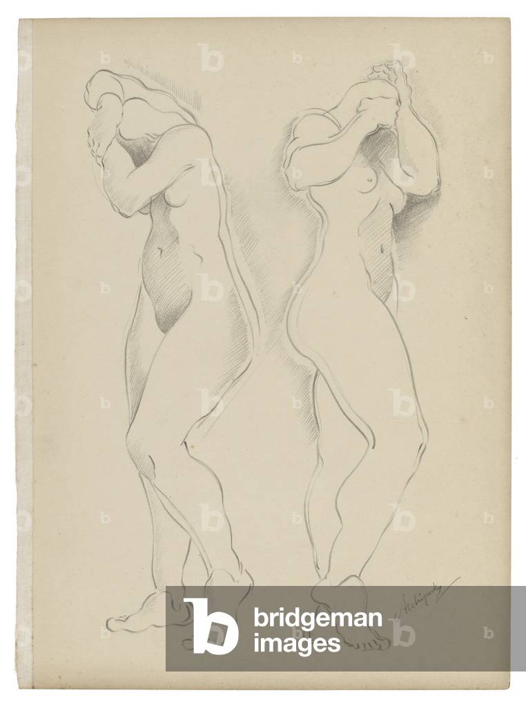 Ohne titel V, um 1921-1923 (graphit auf papier)