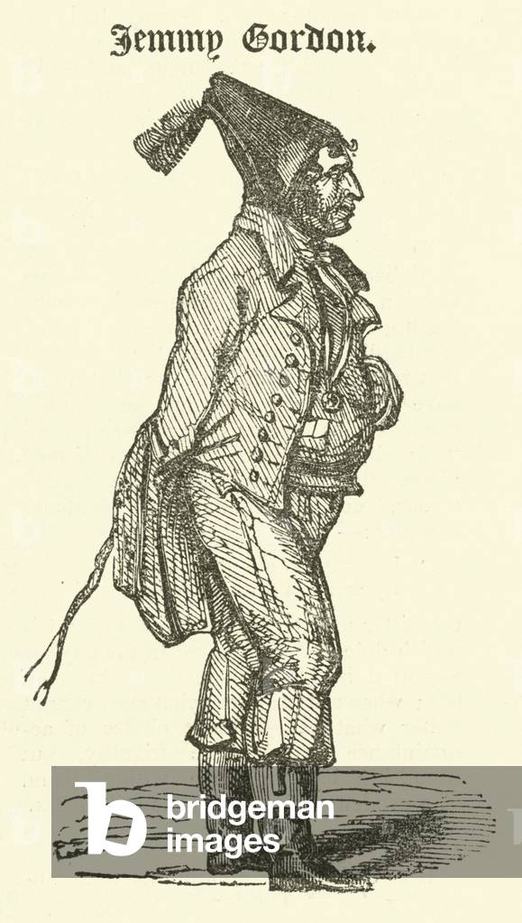 Jemmy Gordon (engraving) by English Artist, b/w