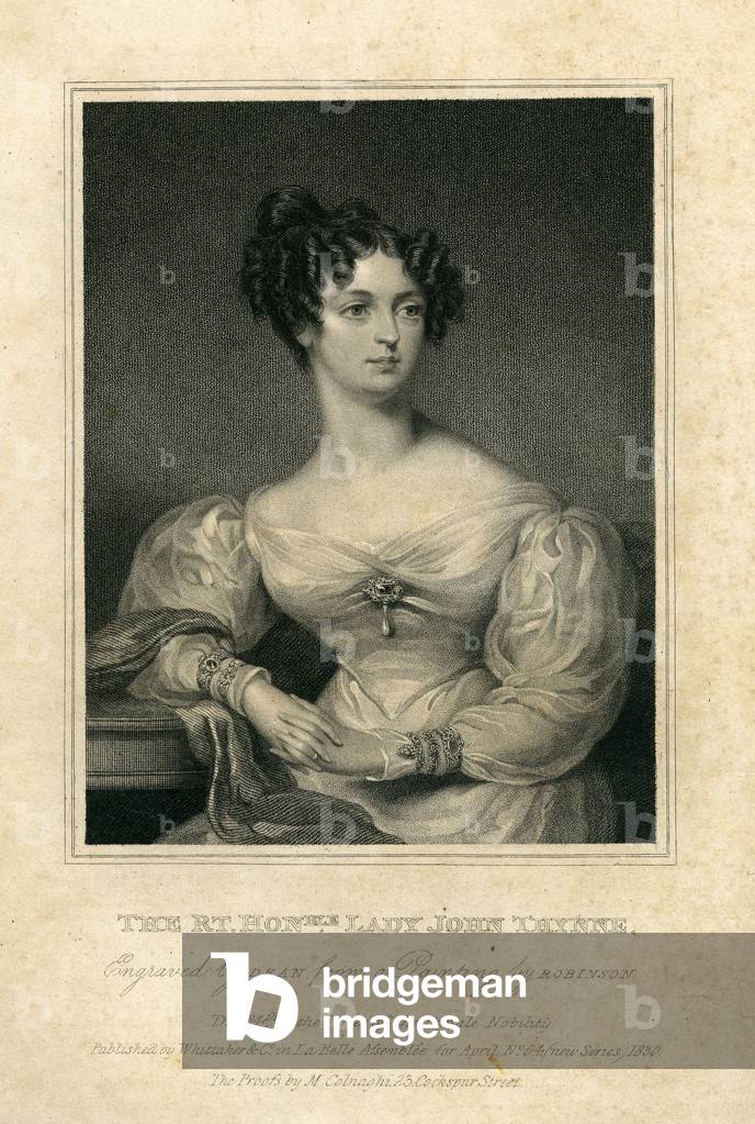 The Hon. Lady John Thynne 1830 by Unknown Artist