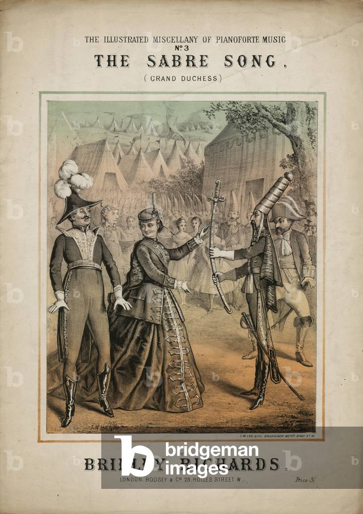 Der Sabre Song (Farbe litho)