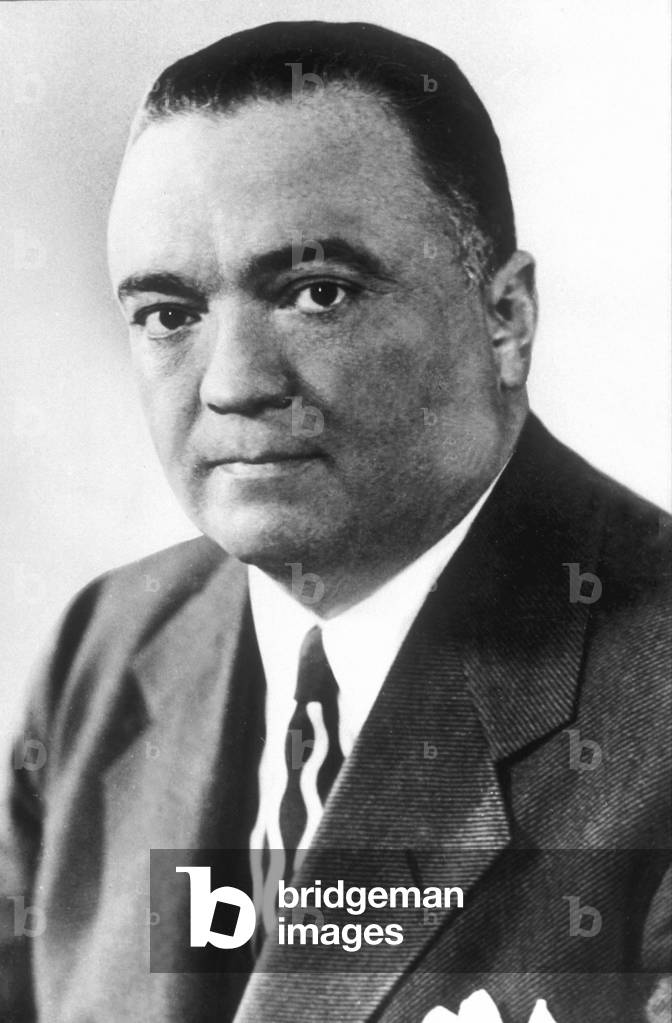 John Edgar Hoover (1895-1972) director of FBI in 1924-1972, here c.1555