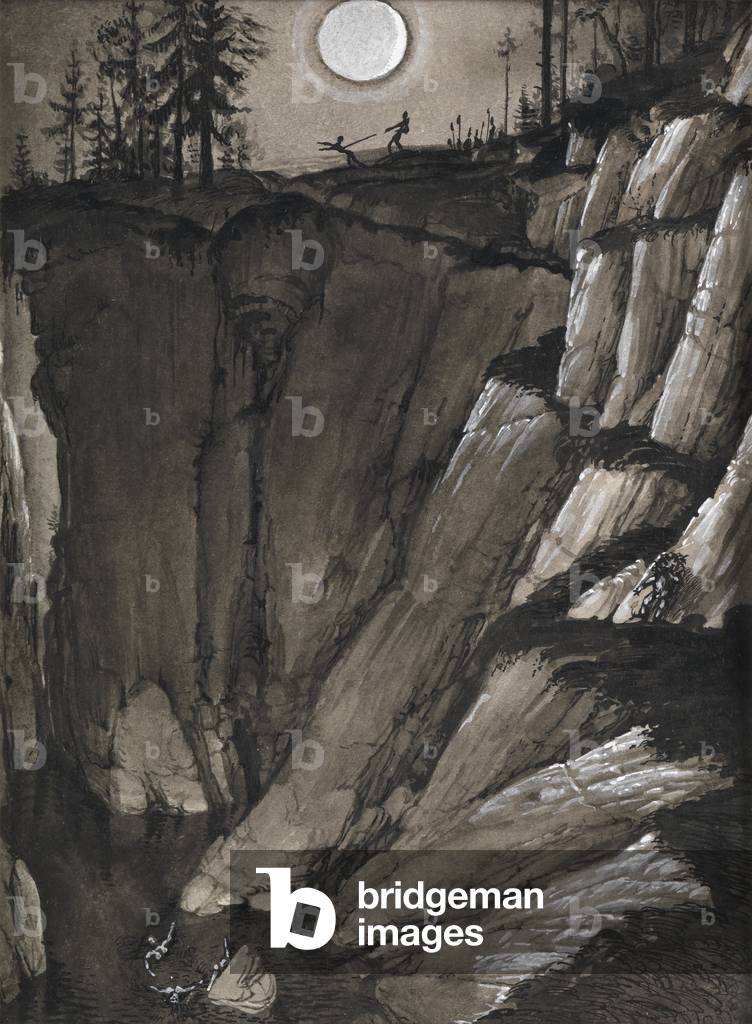 "Siegfried und die Rheinjungfrauen (Stift" von Ul de Rico