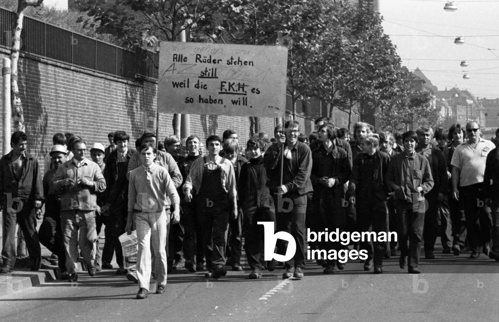 Image of Spontaneous strikes in the Ruhr area in September 1969 DEU,