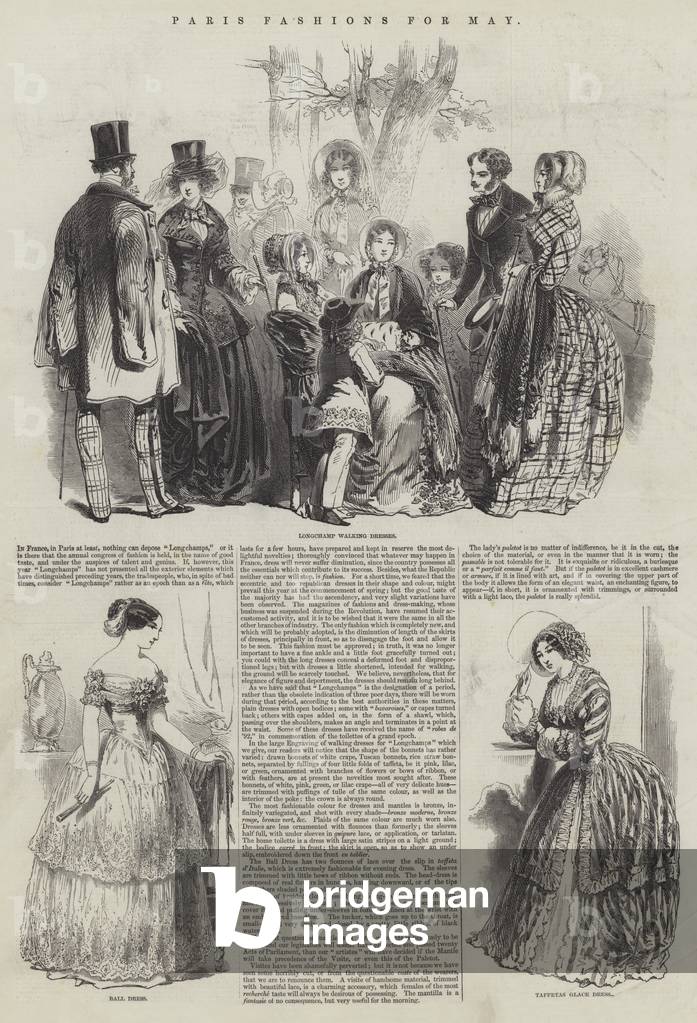 Paris Fashions für Mai (Gravur)