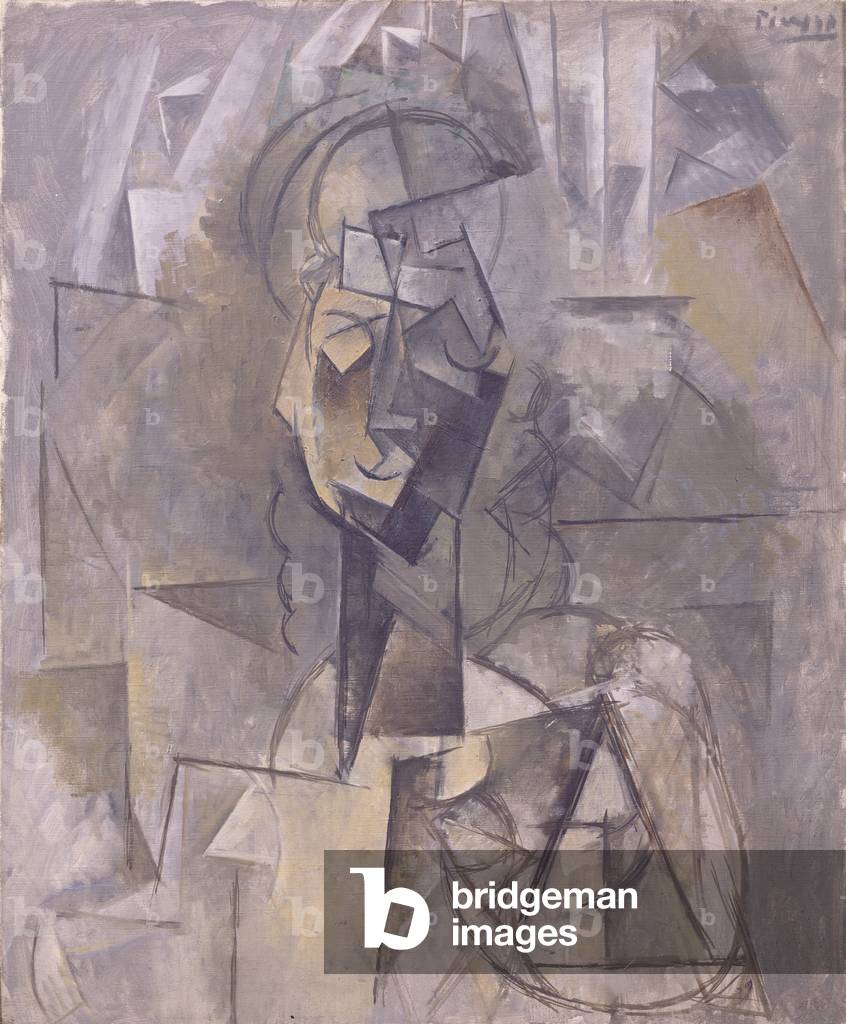 Immagine di Dipinto "Busto di una donna", 1909-10 di Pablo Picasso