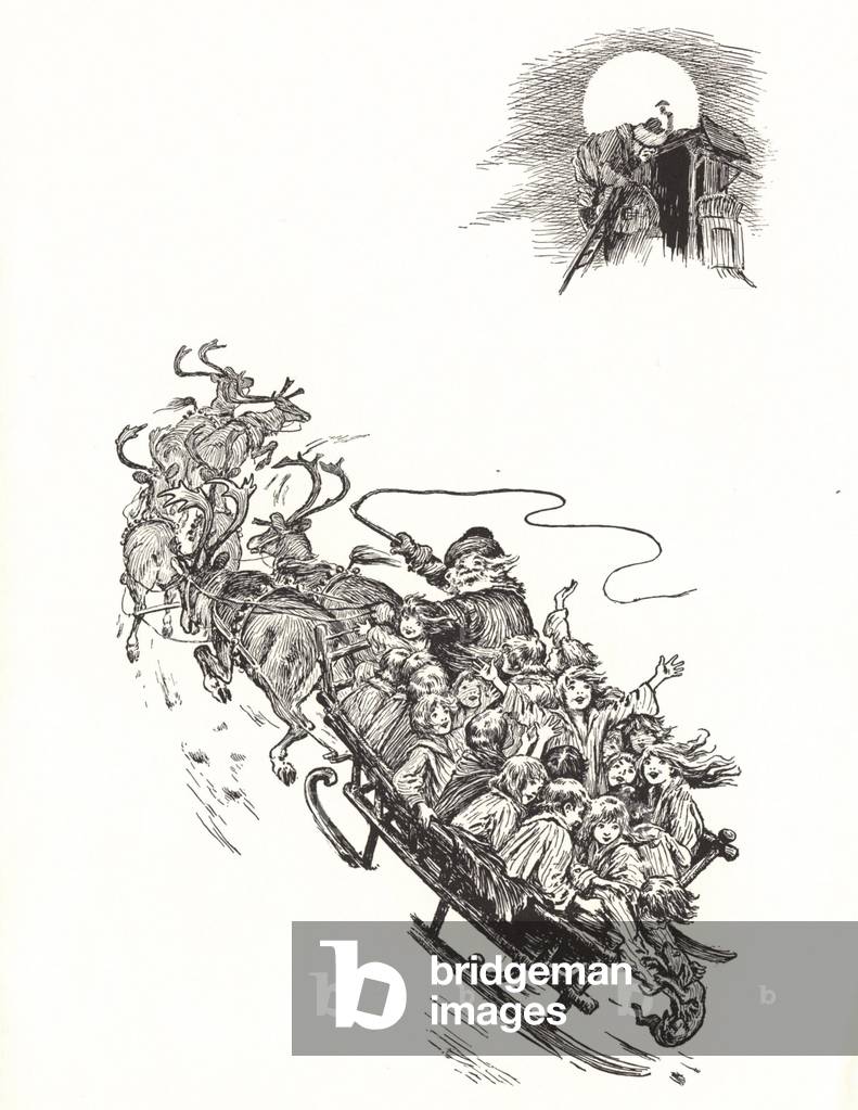 Christmas Magazine Plate, USA, 1890