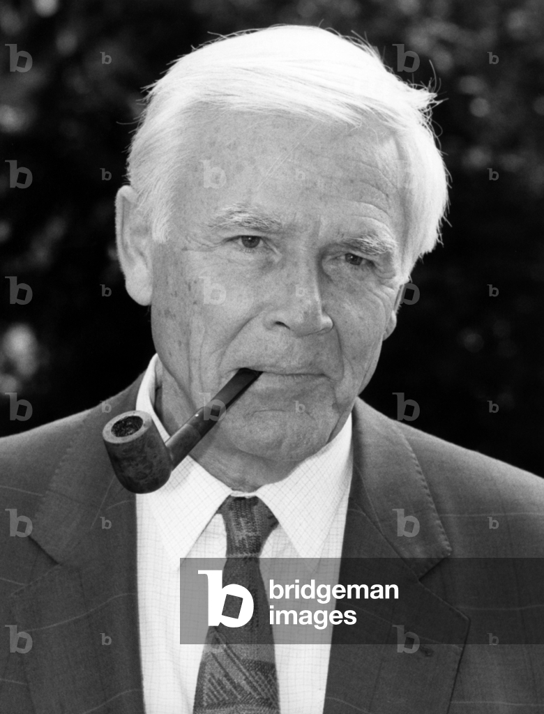 Immagine di Fotografia "Joachim "Blacky" Fuchsberger con Peiffe" 1992