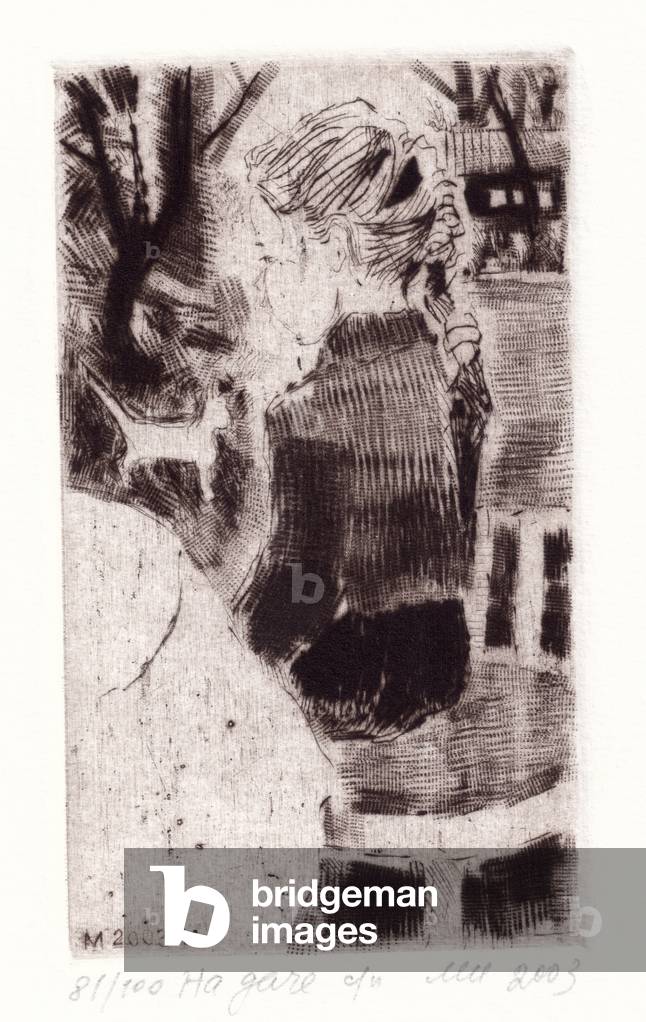 An der Dacha, 2003 (Trockenpunkt)
