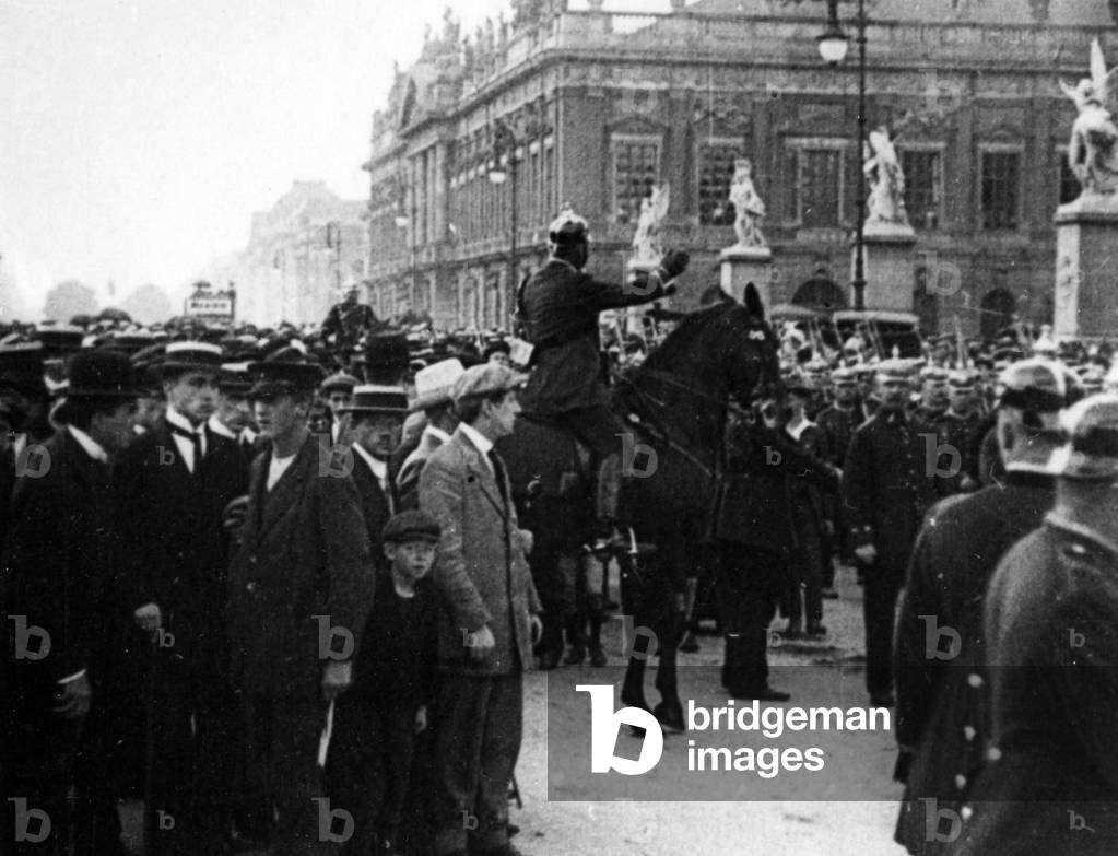Immagine di Fotografia "Mobilitazione a Berlino" 1914, b/w