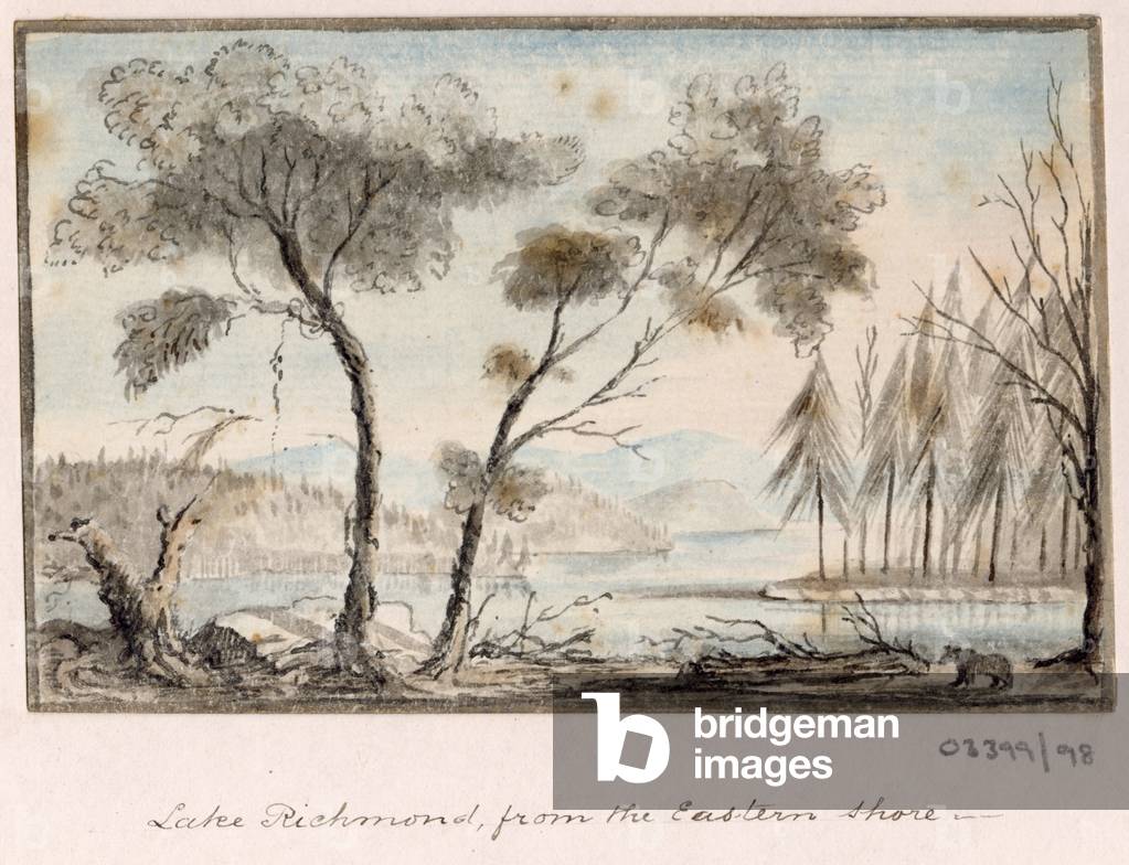 Una serie di schizzi, vedute della Gran Bretagna, del continente e dell'America 1772-1778 (w/c)