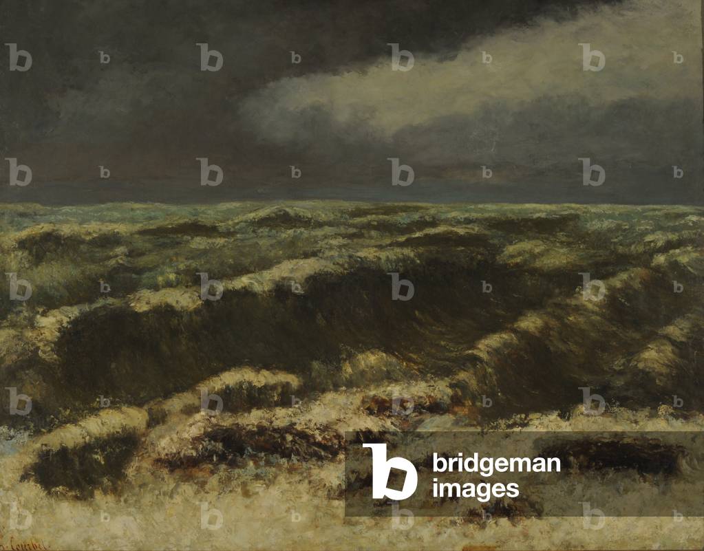 Immagine di Dipinto "Mare tempestoso (olio su tela)" 1801 di Gustave Courbet