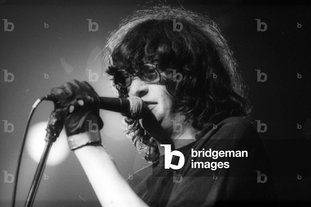 Bild von Fotografie "Joey Ramone im Konzert (Foto)" 1986