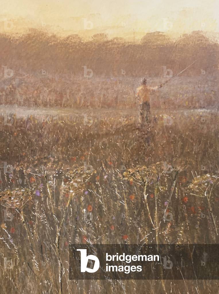 Bild von Gemälde "Evening Rise (Acryl auf Leinwand)" 1901 von Lincoln Seligman