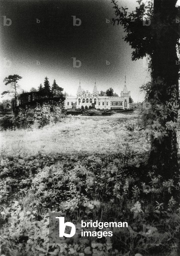 Tenuta Kiritsy, distretto di Ryazan, Russia (foto b/n)