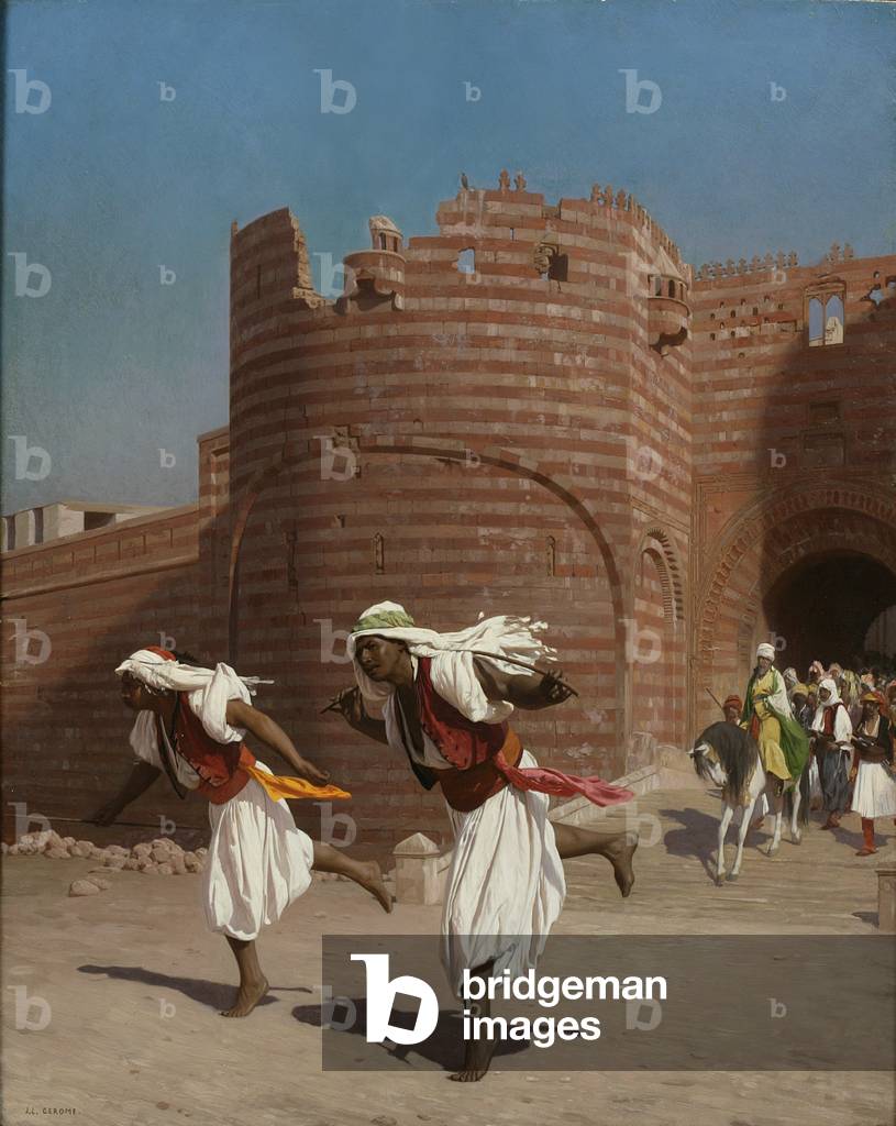 Bild von Gemälde "Die Läufer des Pascha", 1867 von Jean Leon Gerome