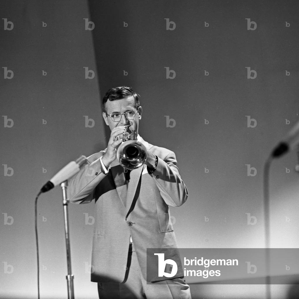 Swiss band leader Hazy Osterwald, b/w