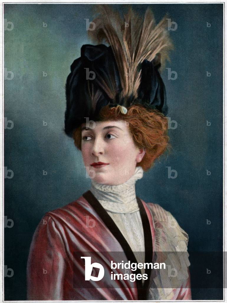 Immagine di Stampa "Cecile Sorel" 1909