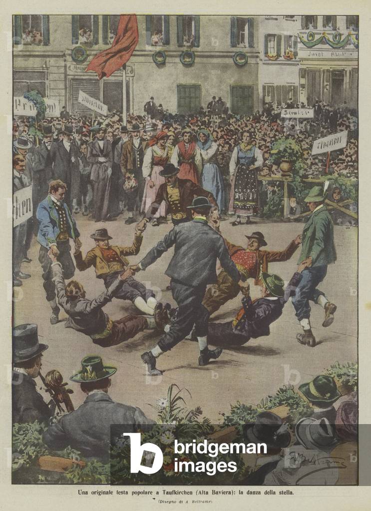 "Una originale festa popolare a Taufkirchen (Alta Baviera)" di Achille Beltrame