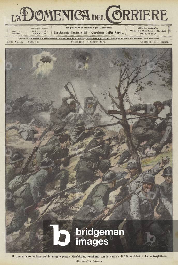"Il contrattacco italiano del 14 maggio presso Monfalcone" di Achille Beltrame