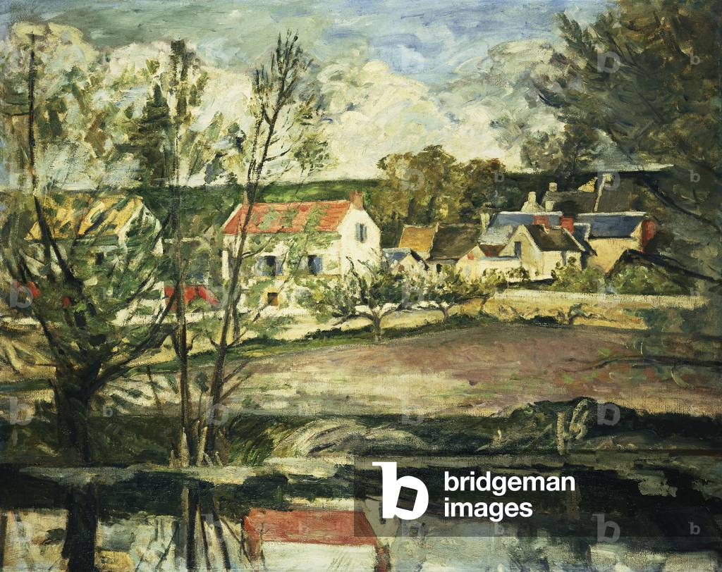 Im Tal der Oise; Dans la Vallee de L'Oise, 1873-74 (öl auf leinwand)