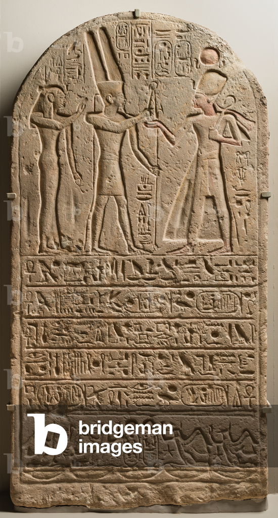 Stele di Ramesse II, circa 1279-1213 a.C. (pietra arenaria)