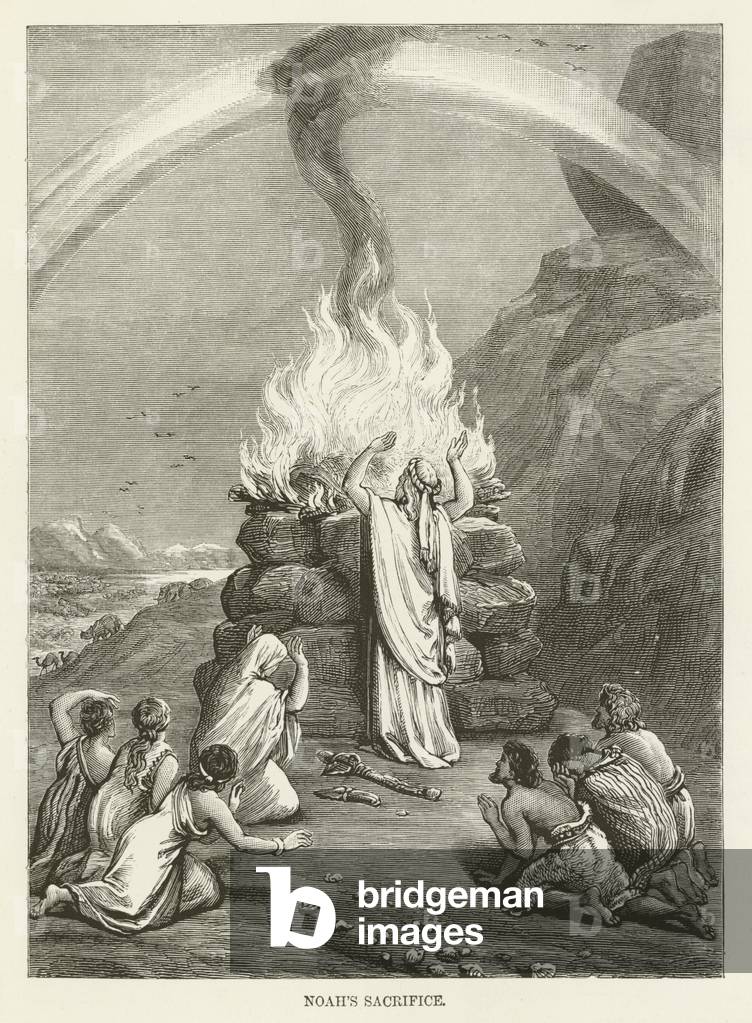 Noahs Opfer (Gravur)