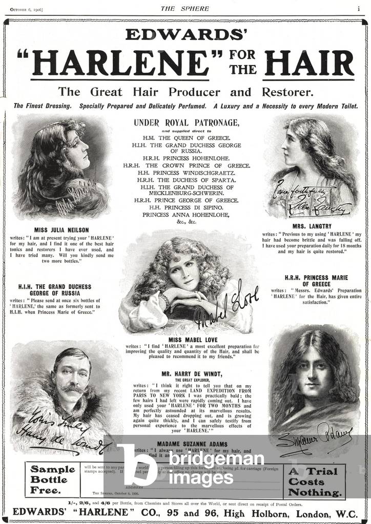 "Harlene" 1900