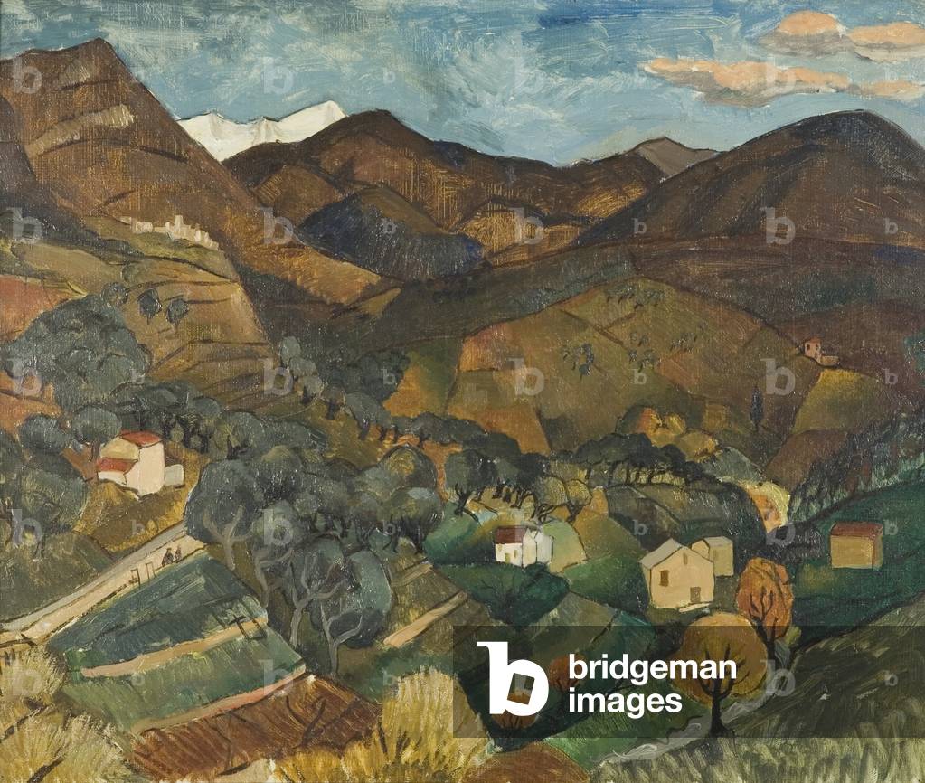 Paesaggio, Vence, 1927 (olio su tela)