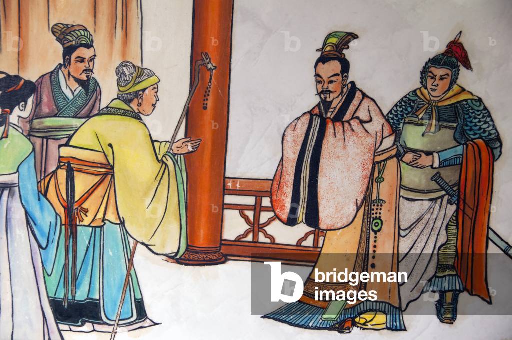 Immagine di Dipinto "Cina: Scene da 'Il Romanzo dei Tre Regni'"