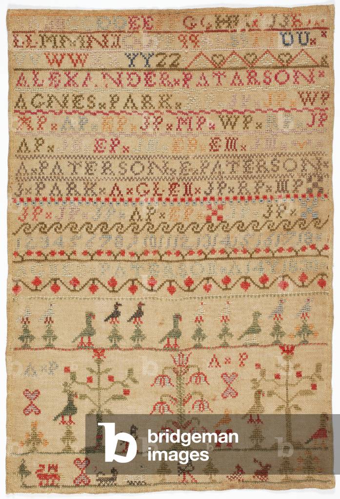 "Campionatore (biancheria)" 1830 di American School