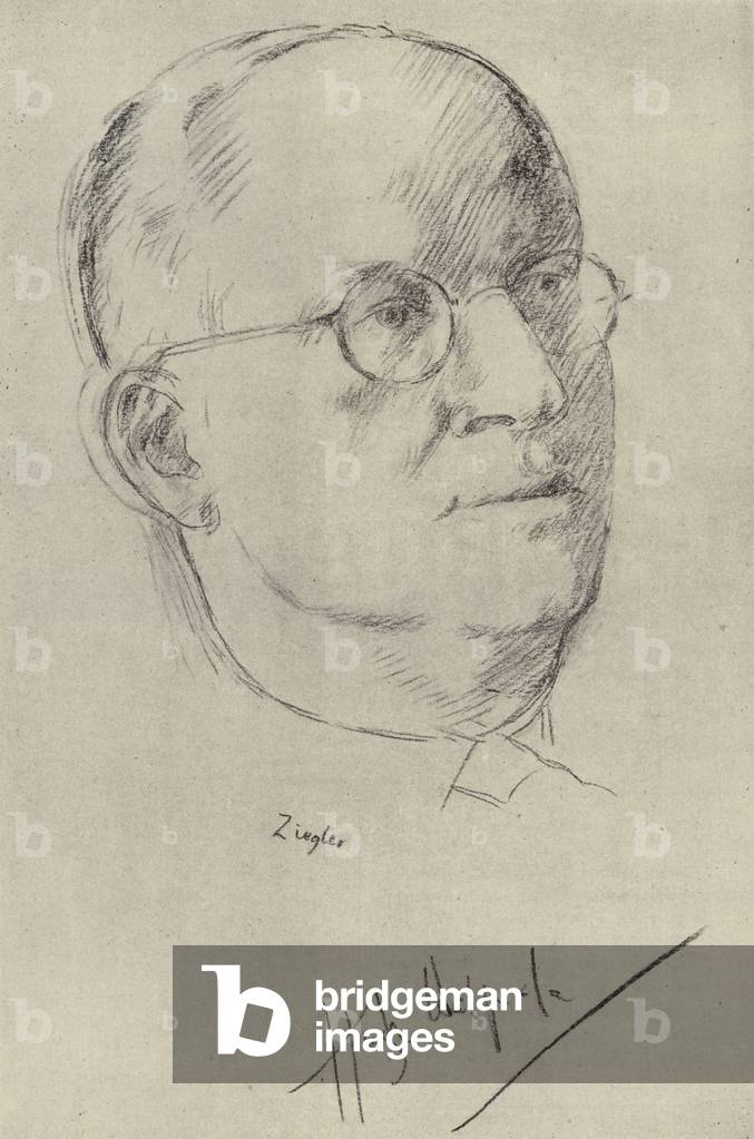 Immagine di Stampa "Hugh Walpole" di Archibald Ziegler, b/w