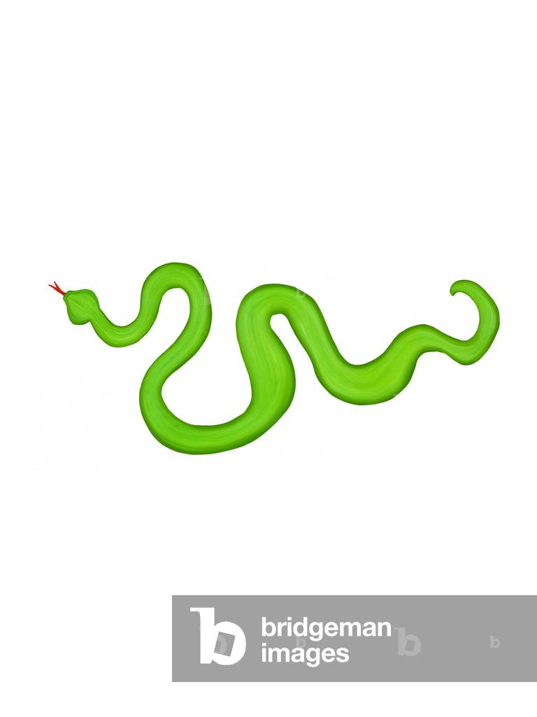 Image of Painting depicting The Snake (Chinese Horoscope) 2009 by Cristina Rodriguez