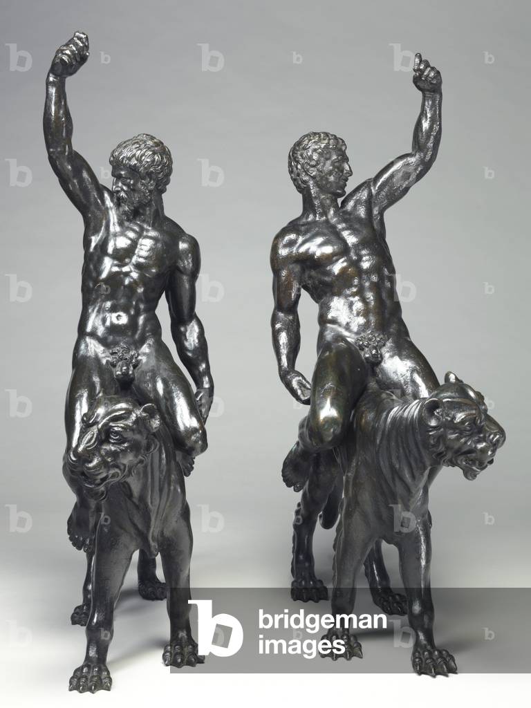 Nu bacchants équitation panthers, c.1506-08 (bronze)