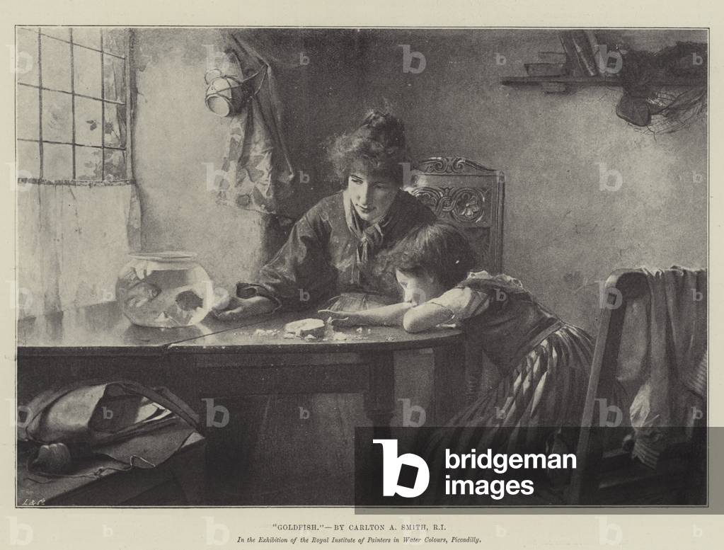 Immagine di Stampa "Pesce rosso (lito)" 1895 di Walter Granville Smith