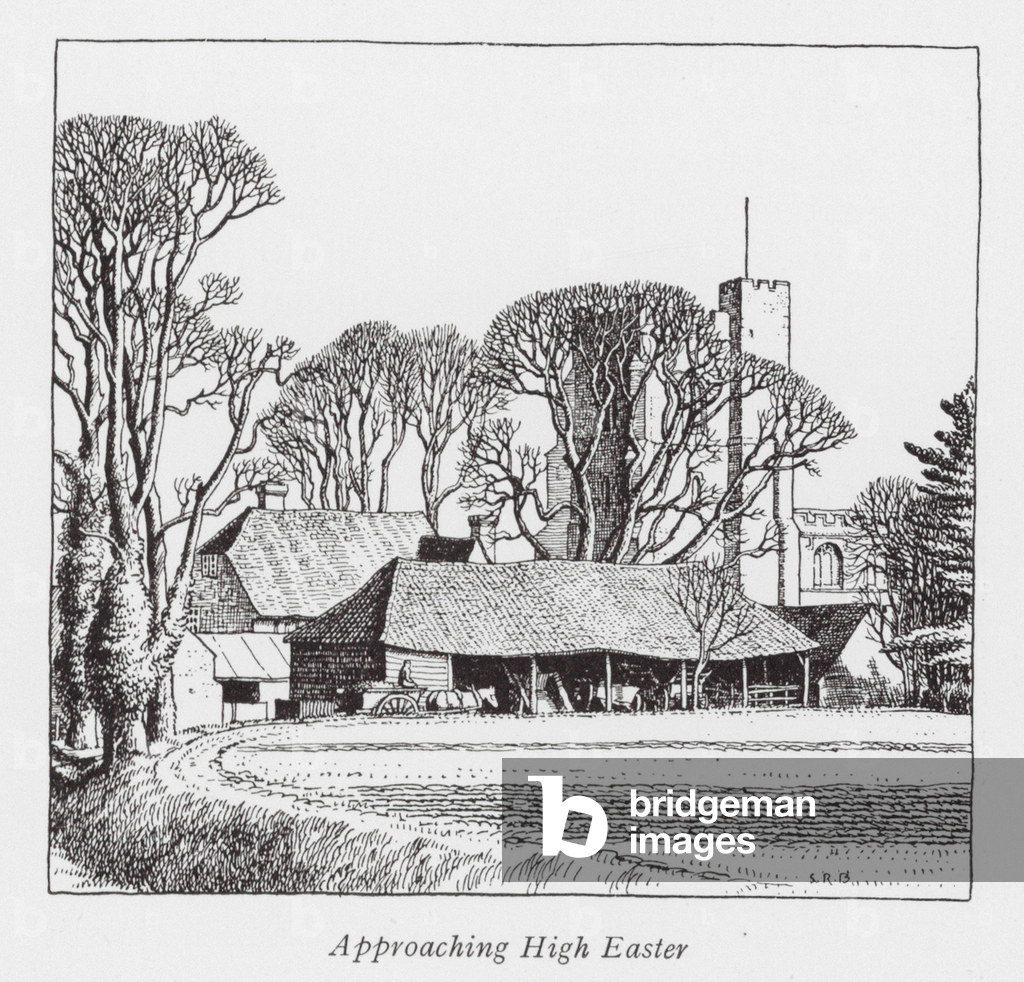 Approaching High Easter (litho)