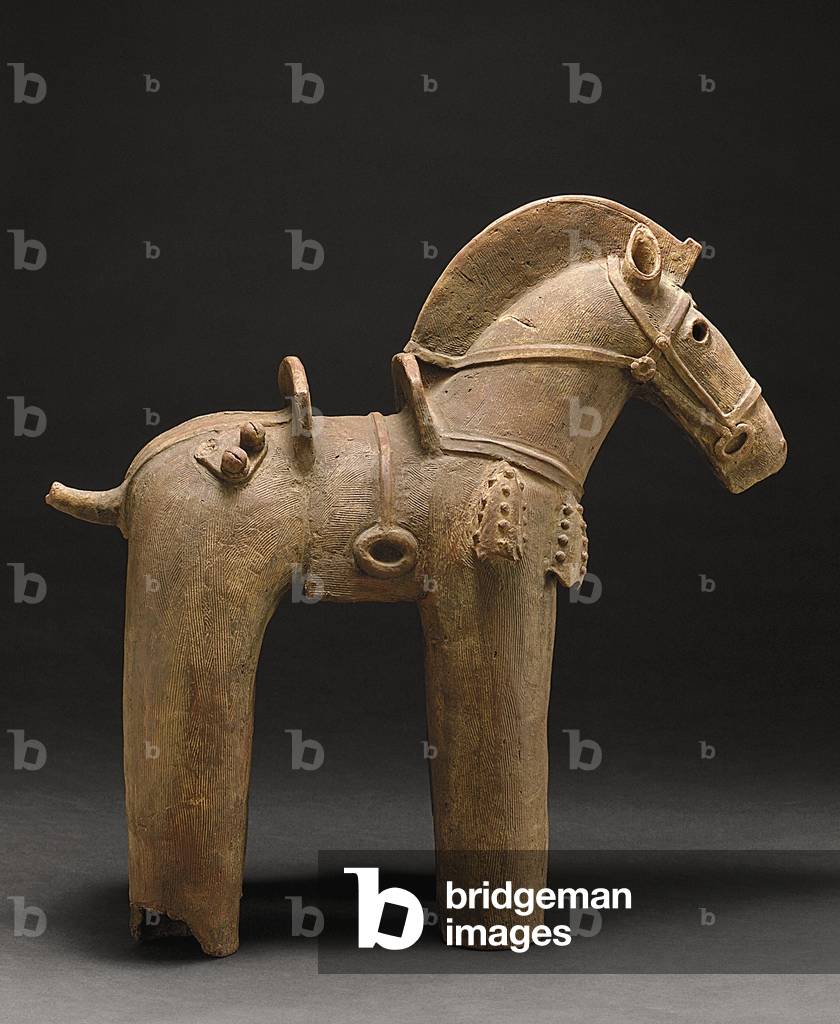 "Pferd (Steingut)" von Japanese School