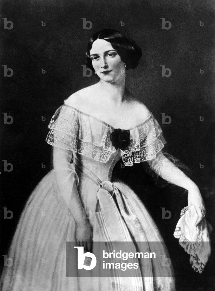 Immagine di Fotografia "Moda Donna" 1850, b/w